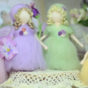 Fairy PDF download needle felting fairy pattern for complete BEGINNERS Waldorf-inspired doll pattern image 3