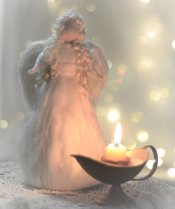 ANGEL Tree Topper Kit Needle Felting Kit Angel Pattern Etsy