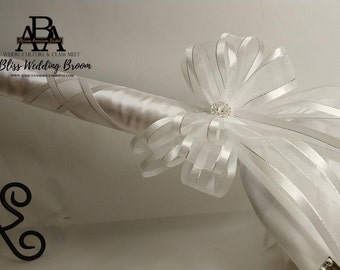 The BLISS™  36" Wedding Jumping Broom, Several colors available