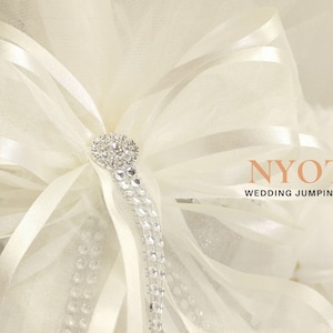 The NYOTA™ 36&quot;   Wedding Jumping Broom, for Jumping the Broom Ceremony | Available in Several Colors | Fully Customizable
