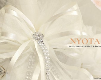 The NYOTA™ 36"   Wedding Jumping Broom  (available in custom colors)