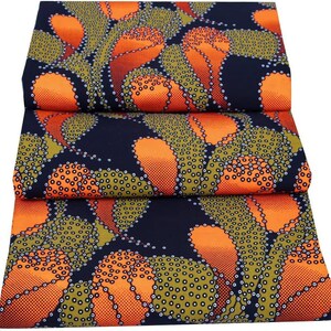 Fabric selection for CULTURED KENTE™   Wedding Jumping Broom by African American Bridal | for Jumping the Broom Ceremony | Black and orange shown, Several Ethnic Fabics available Blue & Gold Wedding Broom 🧹