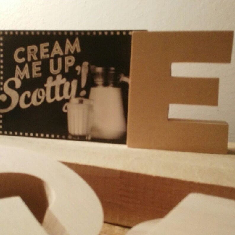Lettere in legno portafoto image 4