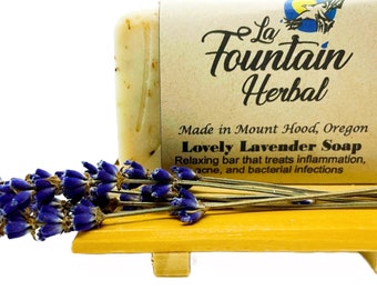 Lovely Lavender Soap, Handmade Soap, Natural Soap, Vegan Soap, Cold Process Soap