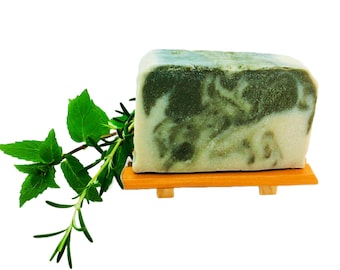 Detoxifying Mint Soap, Handmade Soap, Natural Soap, Vegan Soap, Cold Process Soap