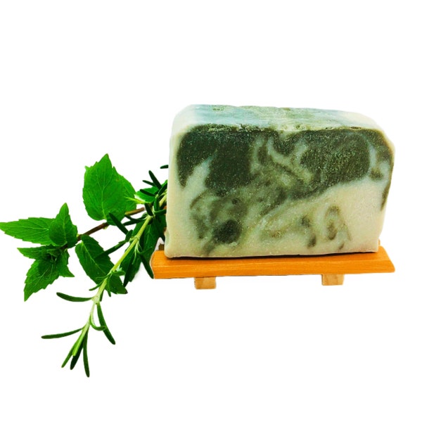 Detoxifying Mint Soap, Handmade Soap, Natural Soap, Vegan Soap, Cold Process Soap