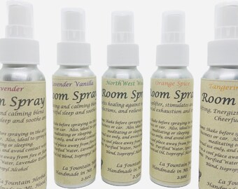 Room Sprays, Essential Oil Room Sprays