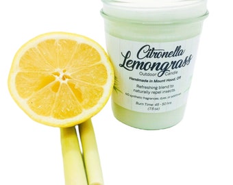 Citronella & Lemongrass Outdoor Soy Candle