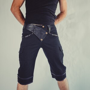 Aike Stretch Denim Shorts