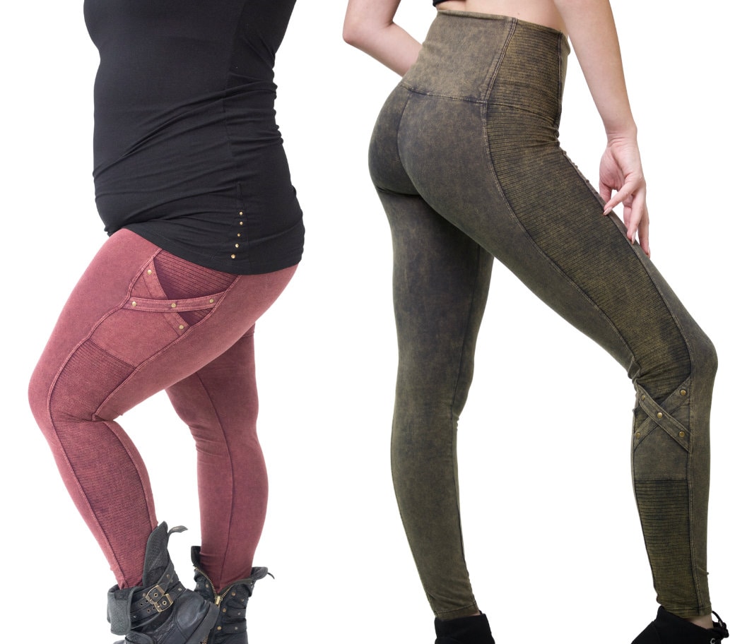 Buy Textured Leggings Online In India -  India