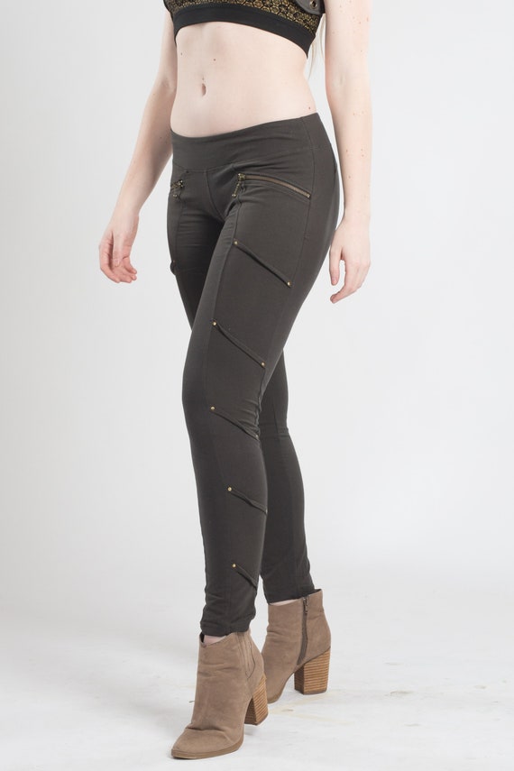 stretch leggings with pockets