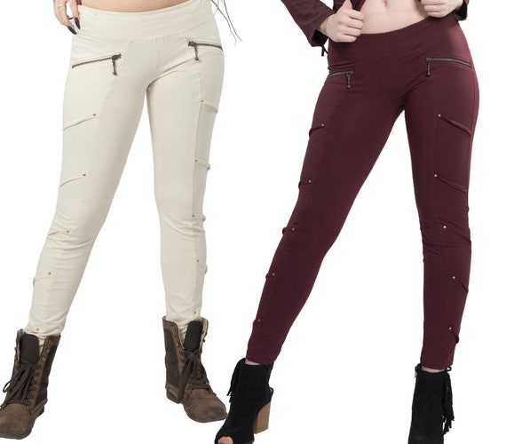 Twist Stretch Leggings Zipper Pockets organic Eco-friendly Festival Yoga  Burning Man -  Canada