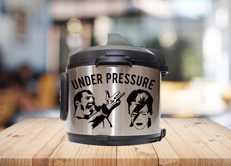 Crock Pot Decal Freddie Mercury David Bowie Ip Decal Pressure Cooker Under Pressure Instant Pot Decal Home Appliances Home Living Lifepharmafze Com