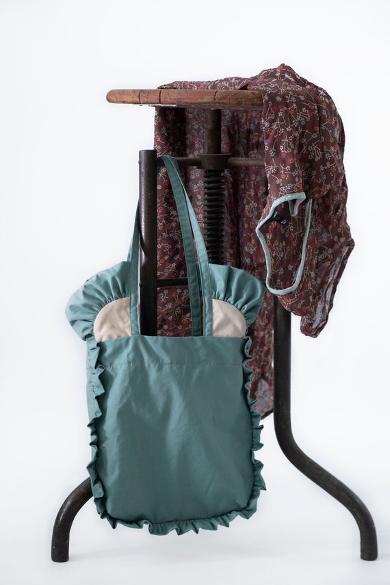 D-LIKE、その他 Ruffles Tote Bag in Art Deco Style - Etsy