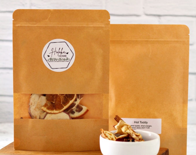 Hot Toddy Winter Simmer Pot Kit - Holiday Stovetop Potpourri - Home Fragrance - Apples, Cinnamon Sticks, Cloves, Oranges