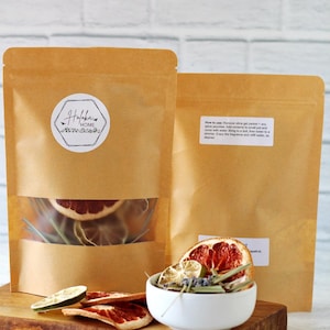 Citrus Burst Springtime Simmer Pot Kit - Simmering Stovetop Potpourri - Dried Lemongrass, Dried Grapefruit, Dried Lavender, Dried Lime