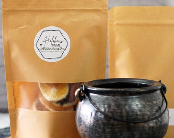 Pumpkin Spice Fall Simmer Pot Kit - Harvest Stovetop Potpourri - Home Fragrance - Pumpkin Pie Spice, Cinnamon Sticks, Cloves, Oranges
