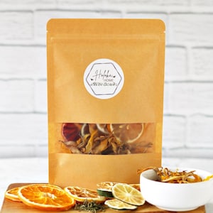 Sunny Day Citrus Simmer Pot Kit - Citrus, Herbal, Floral - Simmering Stovetop Potpourri - Oranges, Limes, Lemons, Sunflowers, Rosemary