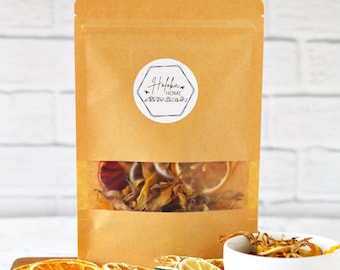 Sunny Day Citrus Summer Simmer Pot Kit - Summertime Stovetop Potpourri - Home Fragrance - Orange, Lime, Lemon, Sunflower Petals, Rosemary