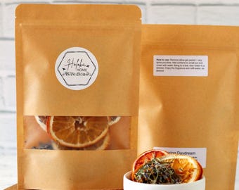 Spring Daydream Simmer Pot Kit - Springtime Stovetop Potpourri - Home Fragrance - Oranges, Calendula, Lavender, Rosemary, Cinnamon Sticks