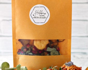 Garden Party Spring Simmer Pot Kit - Springtime Stovetop Potpourri - Home Fragrance -  Eucalyptus, Pears, Rose Petals, Lavender