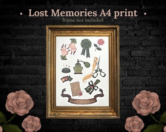 Lost memories A4 print