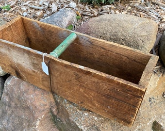 Vintage Handmade Wood Tool Box