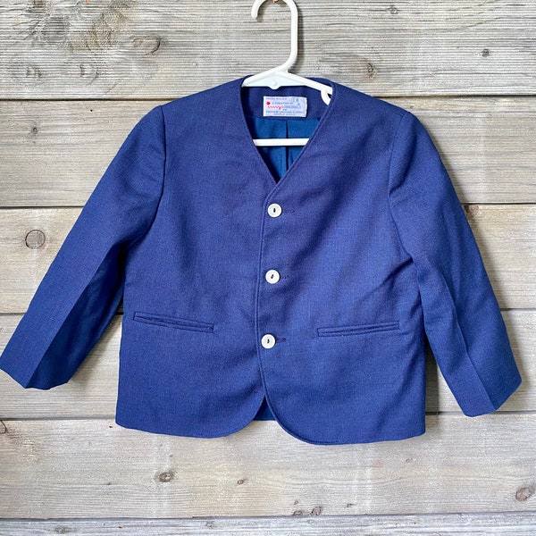 Vintage imp collarless blazer toddler Size 4