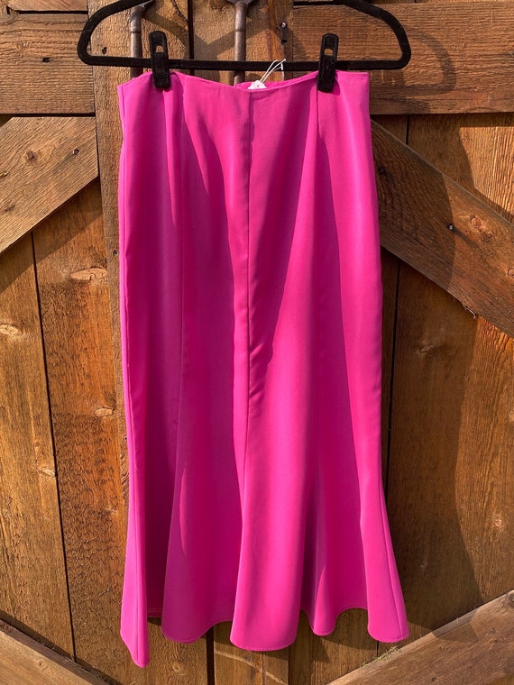 Vintage  Barbie Pink Floor Length Skirt Size 6