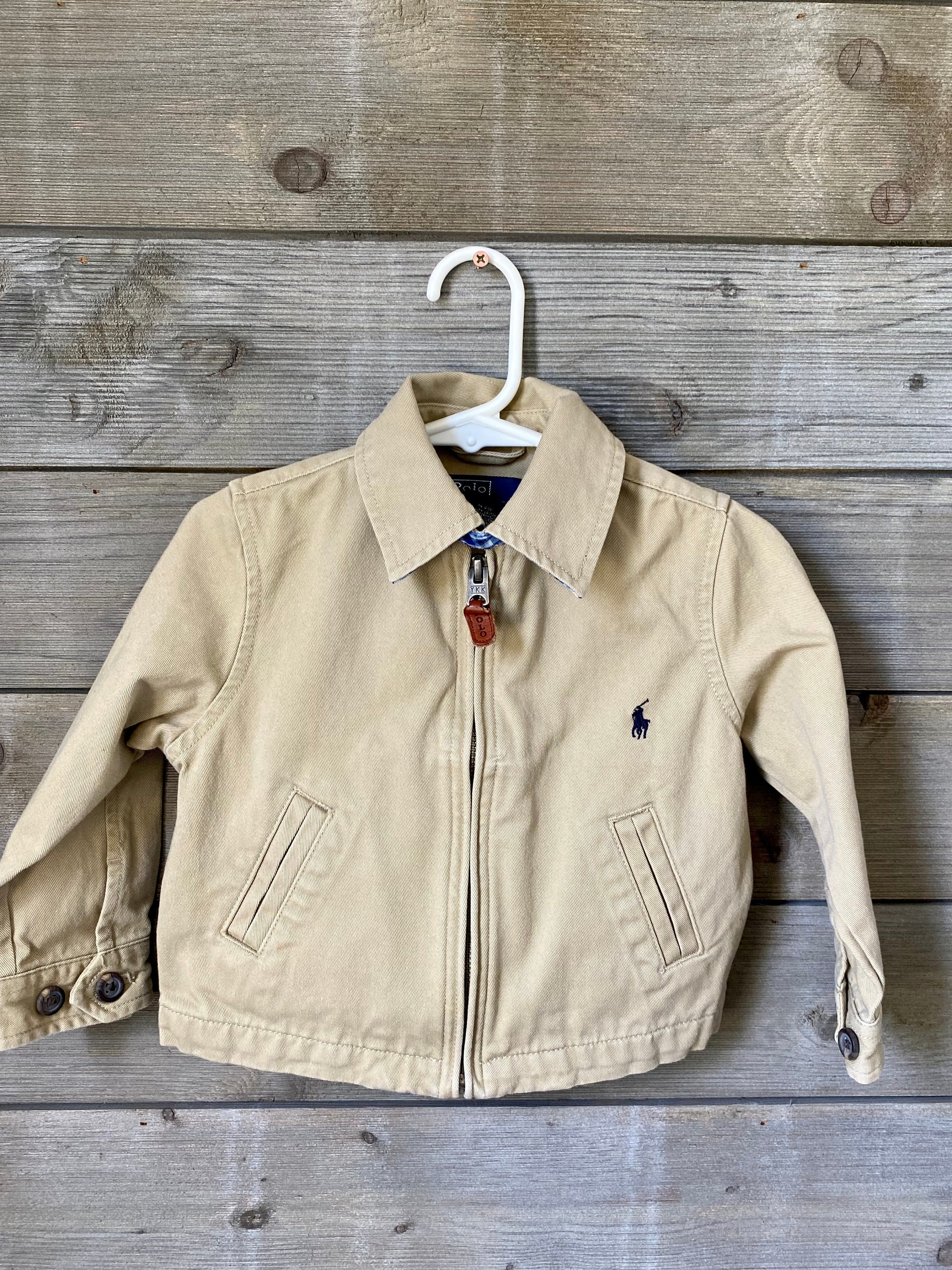 Khaki Polo Jacket - Etsy