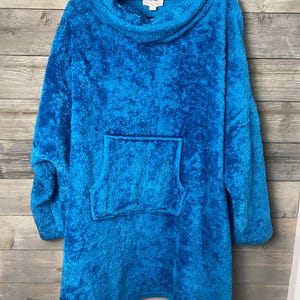 Vintage Stan Herman Plush Pullover Robe or Nightgown for Lounging O/S