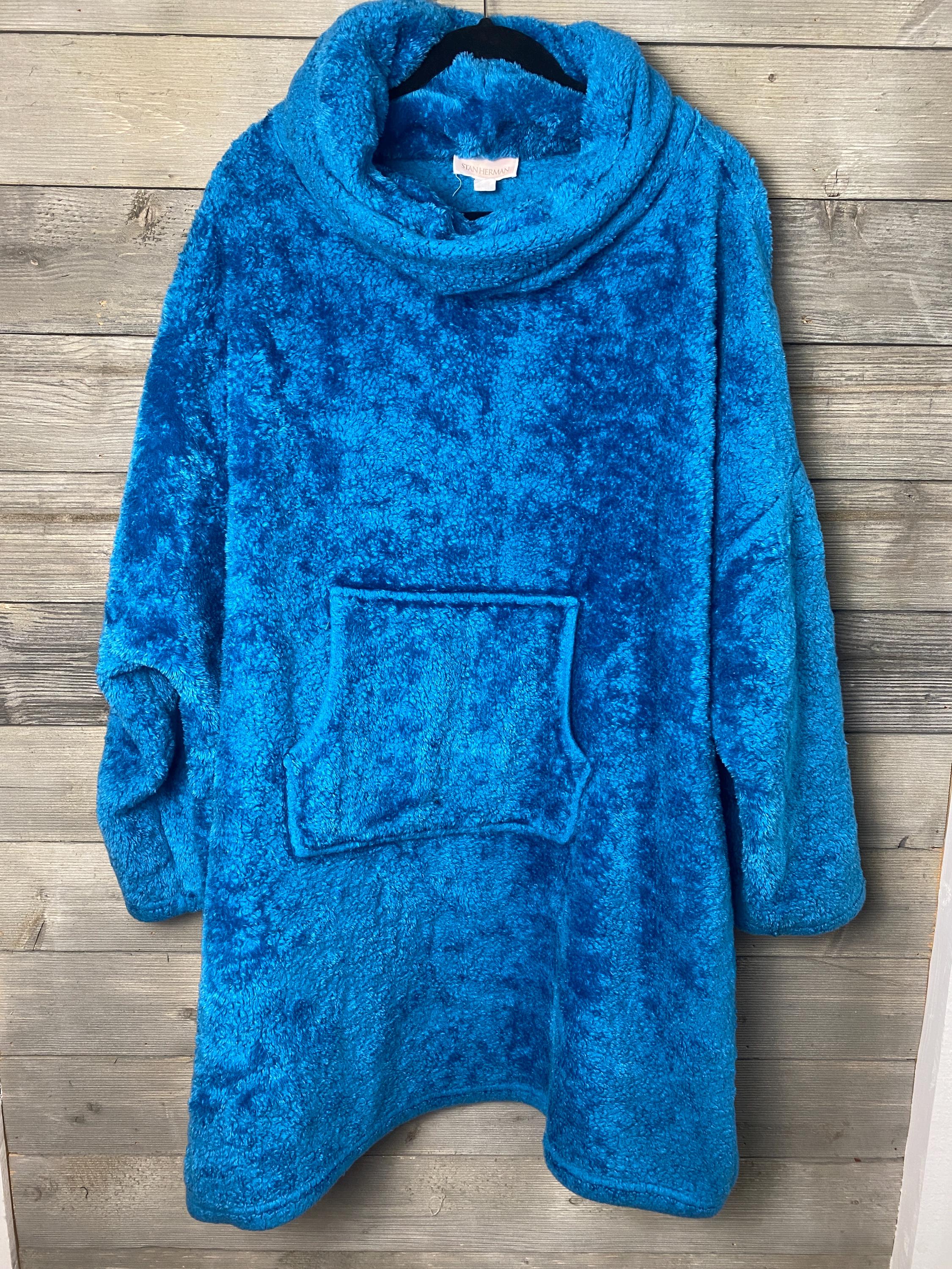 Vintage Stan Herman Plush Pullover Robe or Nightgown for Lounging O/S