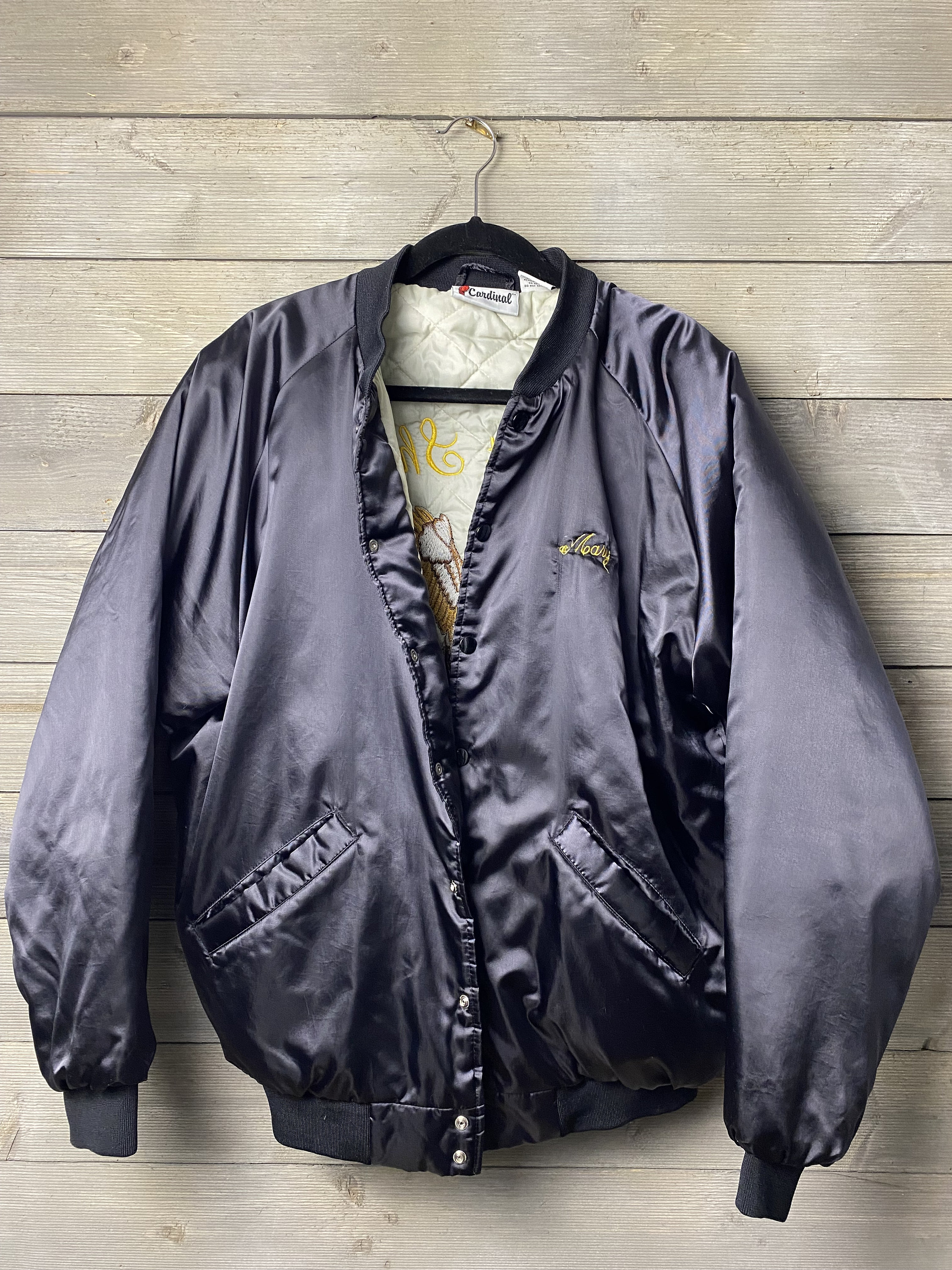 トップス aere vintage satin coat aere】vintage satin coat -made in Japan