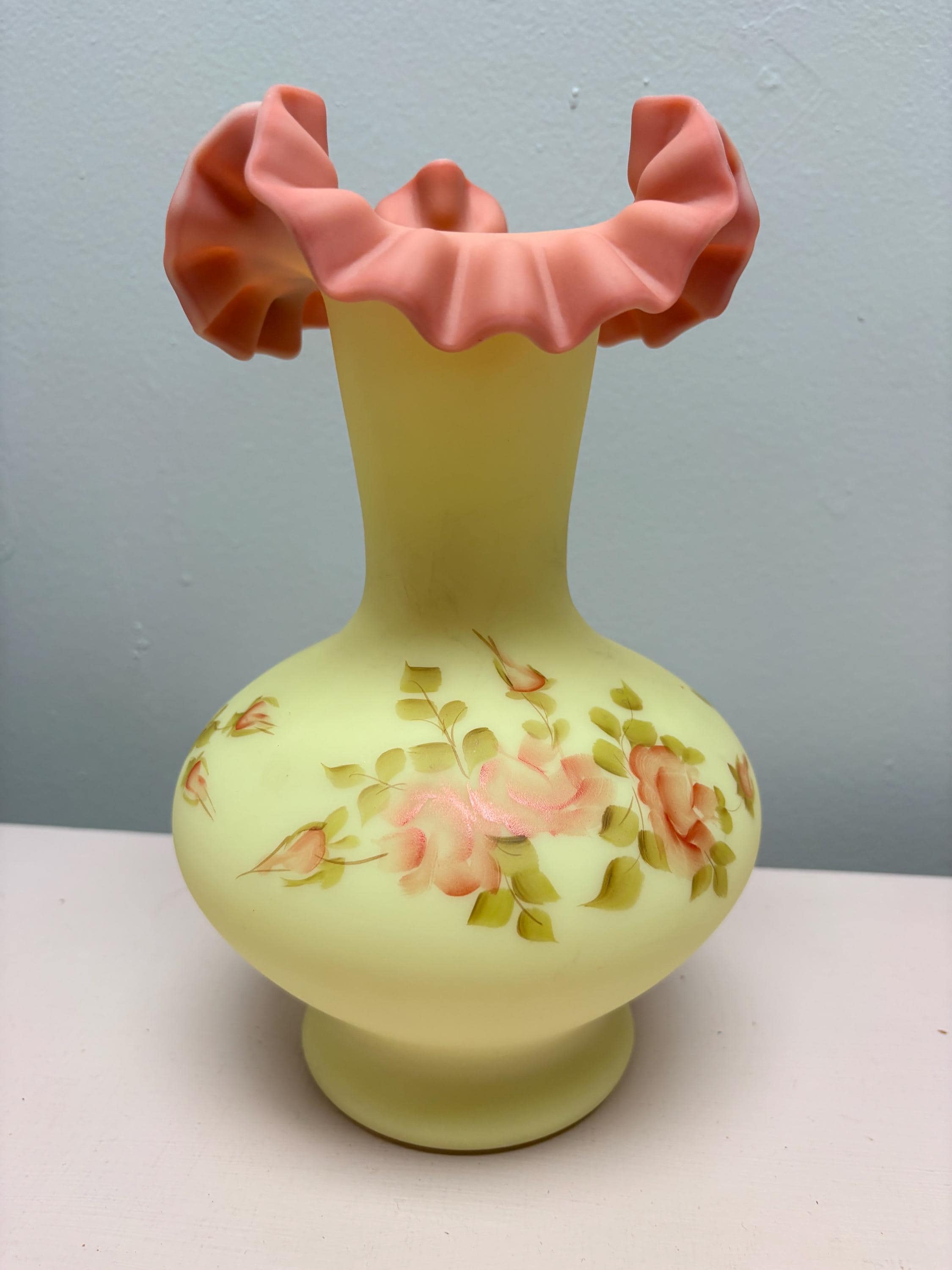 Rare Fenton Vase - Etsy
