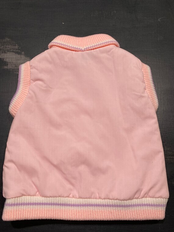 Vintage 1980’s Toddler Girls Vest Size 18 Months - image 5