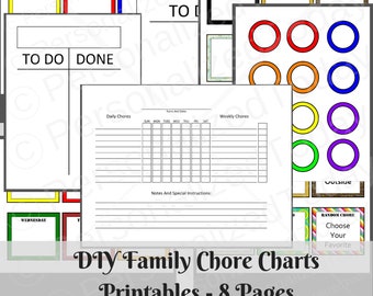 Printable Family Chore Chart