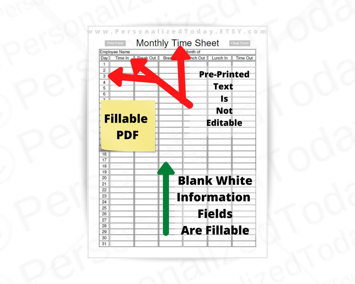monthly-employee-timesheet-fillable-and-printable-pdf-digital-etsy-canada