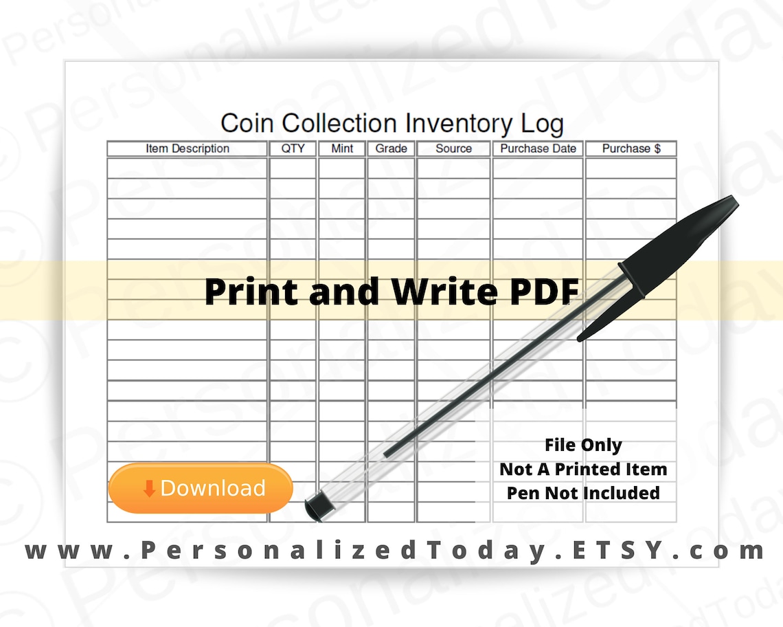 free-printable-coin-inventory-sheets