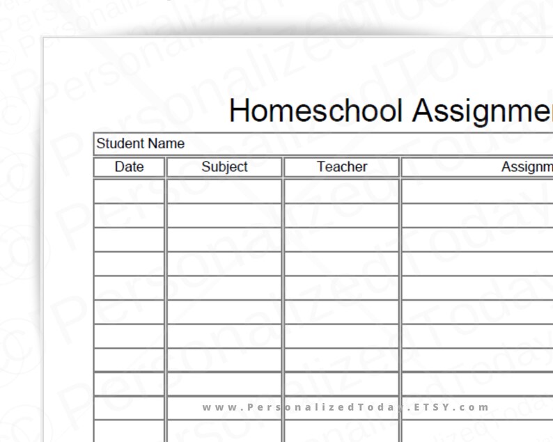 Custom school planners image