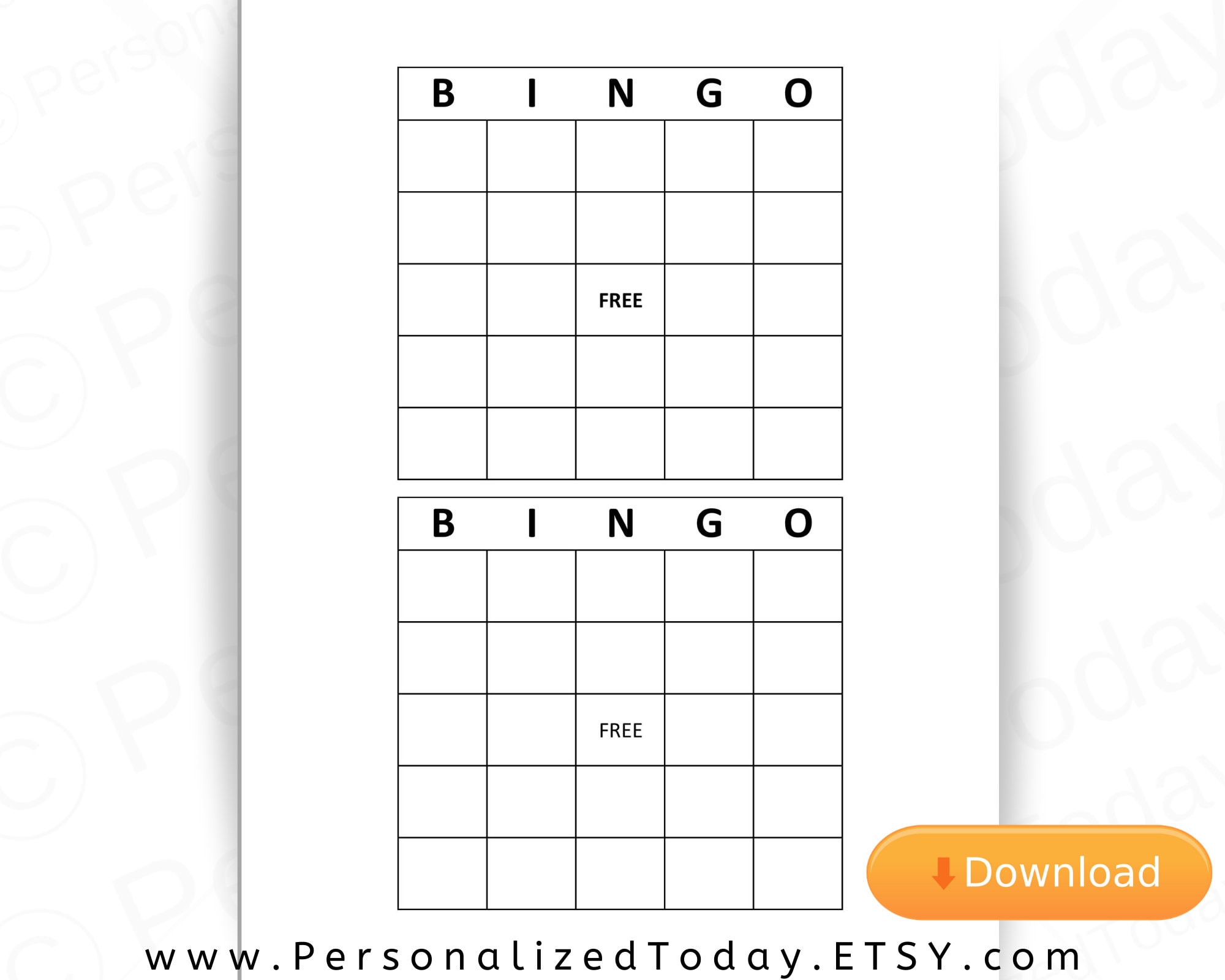 Make Your Bingo Game - Etsy