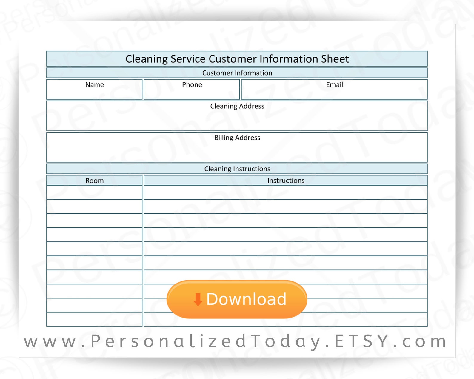 printable-cleaning-service-customer-information-sheet-us-etsy