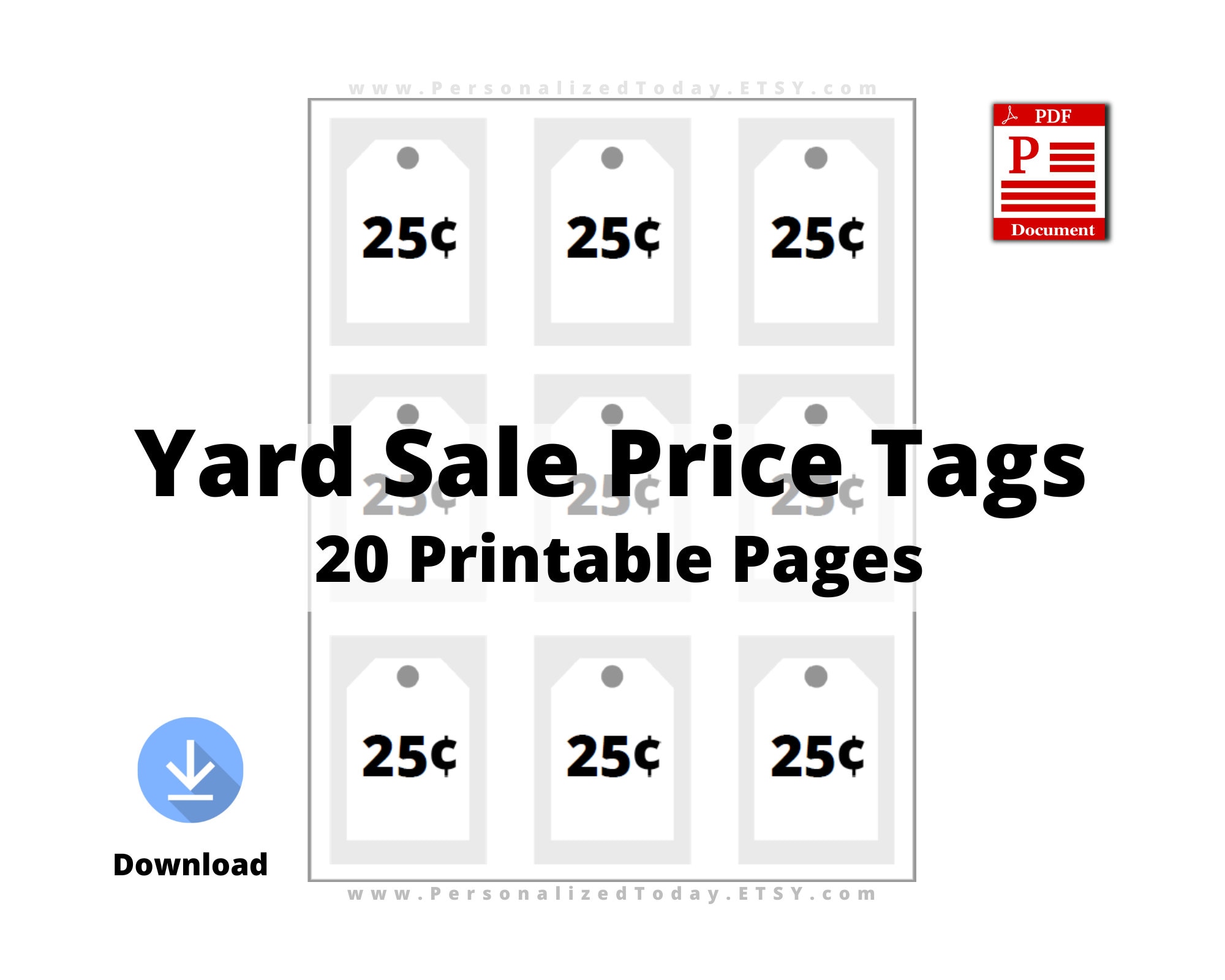 Order Price Tag Retail Price Tags & Sale Tags