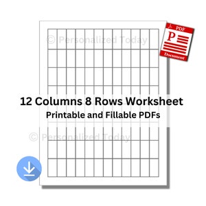 Blank Columns Chart - Etsy