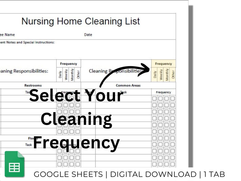 Cleaning Schedule for Assisted Living Nursing Home Housekeeping Tasks Cleaning Schedule for Assisted Living Nursing Home Housekeeping Tasks