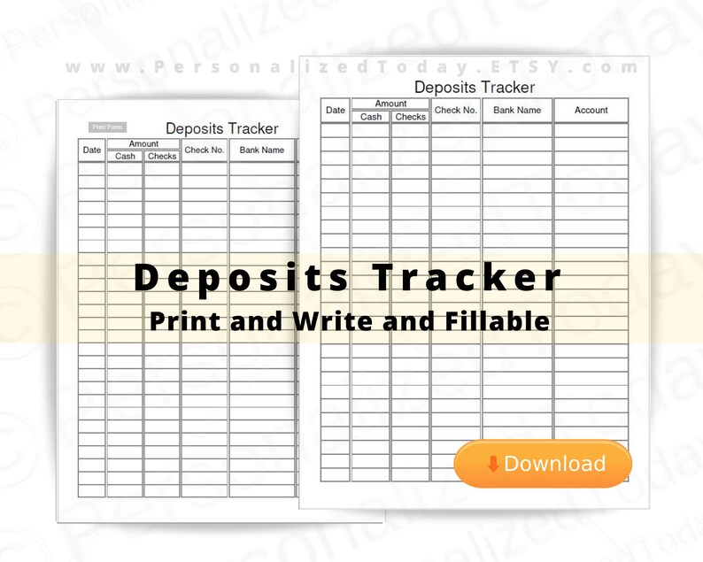 bank account tracker printable bank account tracker printable