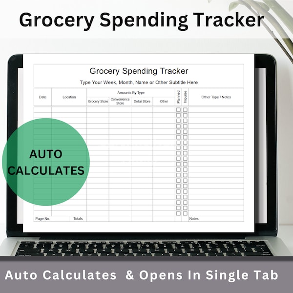 Grocery Price Tracker Spreadsheet - Etsy