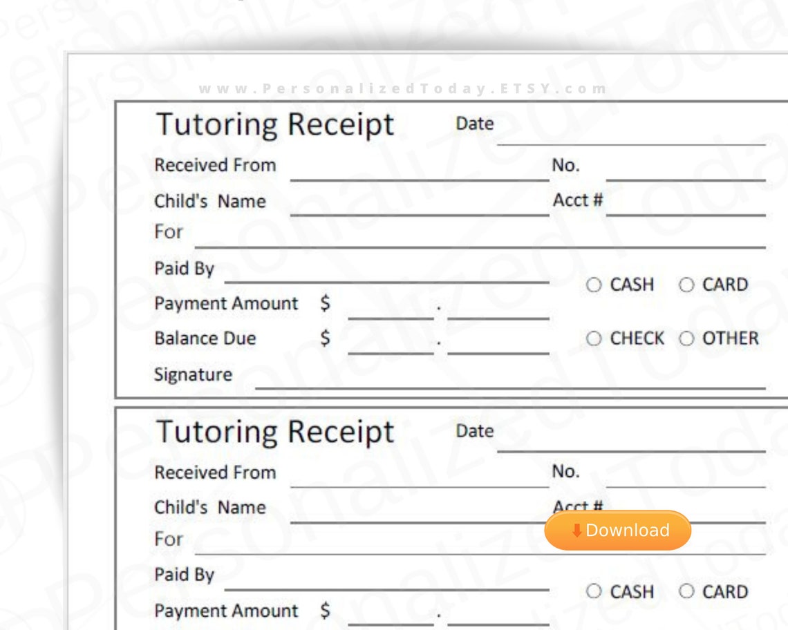 Tutoring Invoice Template Word