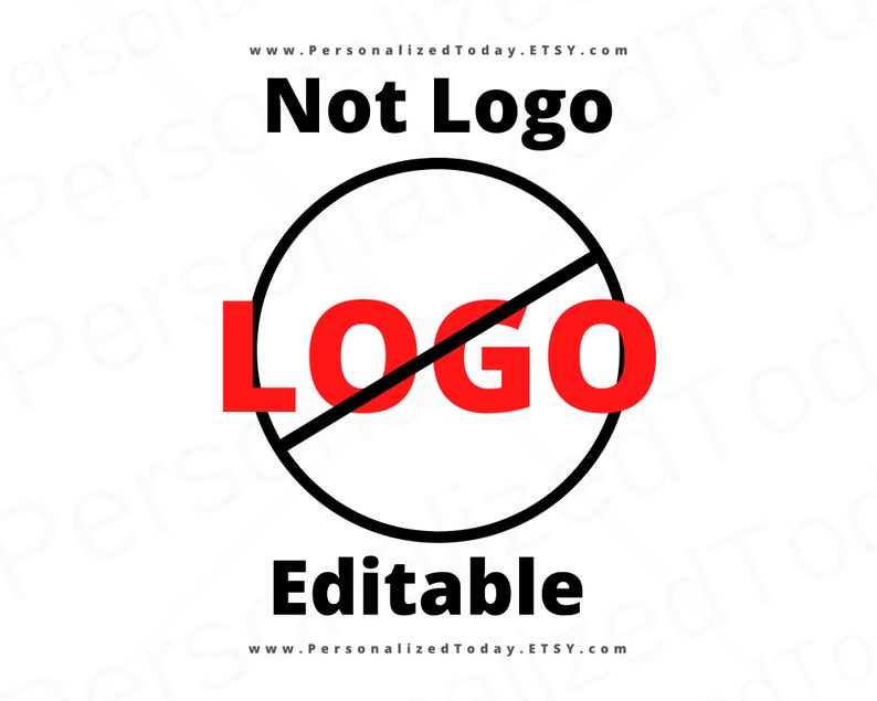 Not Logo Editable