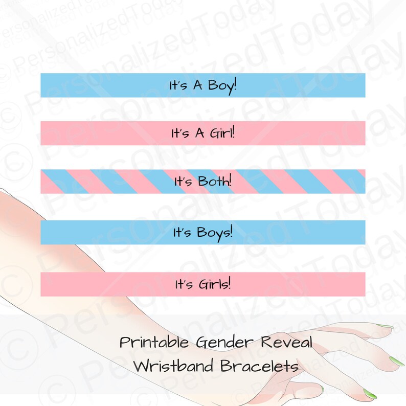 Printable Gender Demonstrate Wristband Bracelets For Boy or girl Gender Explain Occasion Put on Your Bet Sport Purple Blue Boy (s), Lady (s) and Equally Genders picture relating to Printable Wristbands named Printable Gender Demonstrate Wristband Bracelets For Youngster Gender Make clear Occasion Use Your Bet Activity Crimson Blue Boy (s), Lady (s) and The two Genders