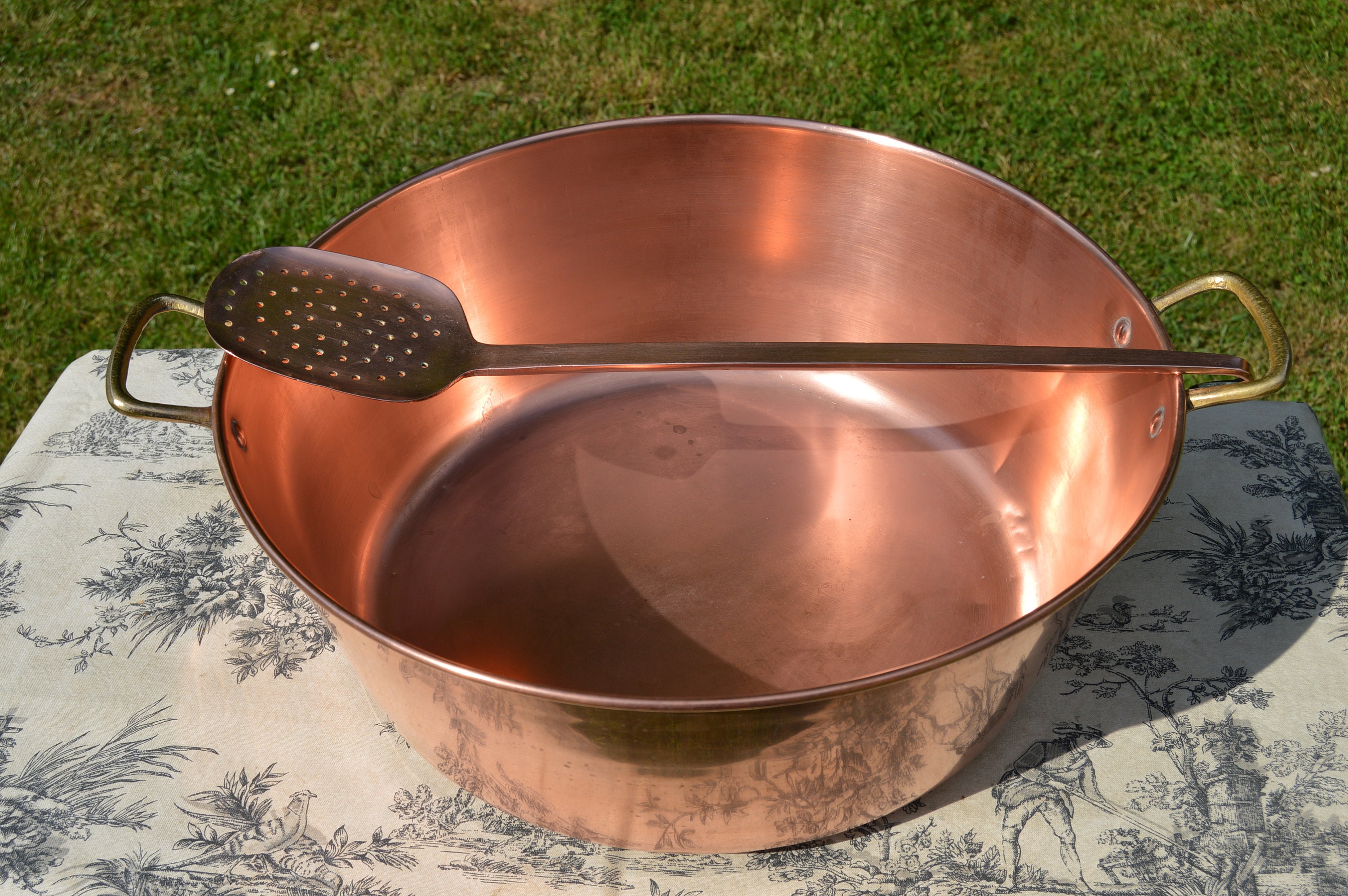 Jam Pan Copper Pan Jam Pan Preserve Pan French Vintage Copper Jam Jelly